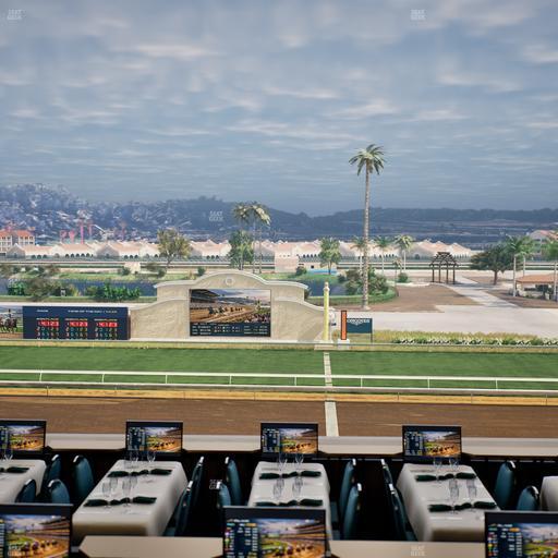Del Mar Thoroughbred Club - Section Turf Club Lvl 4 Tbl B 3 Seat View