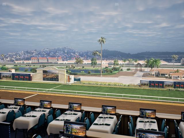 Del Mar Thoroughbred Club - Section Turf Club Lvl 4 Tbl B 31 Seat View