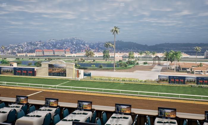 Del Mar Thoroughbred Club - Section Turf Club Lvl 4 Tbl B 31 Seat View