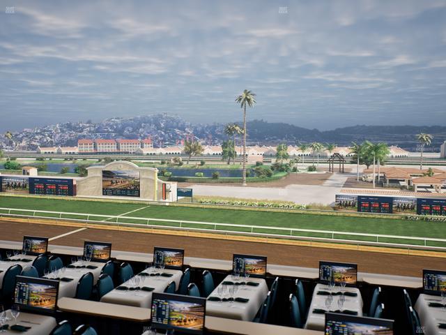 Del Mar Thoroughbred Club - Section Turf Club Lvl 4 Tbl B 32 Seat View