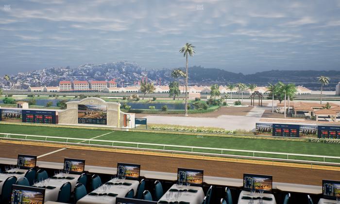 Del Mar Thoroughbred Club - Section Turf Club Lvl 4 Tbl B 32 Seat View