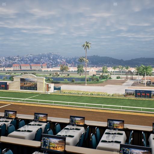 Del Mar Thoroughbred Club - Section Turf Club Lvl 4 Tbl B 33 Seat View