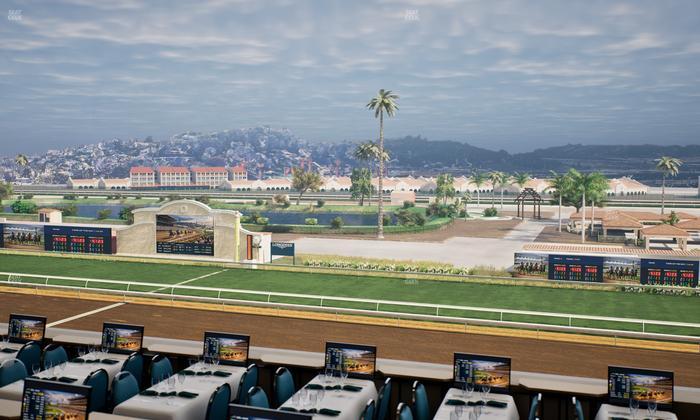 Del Mar Thoroughbred Club - Section Turf Club Lvl 4 Tbl B 33 Seat View