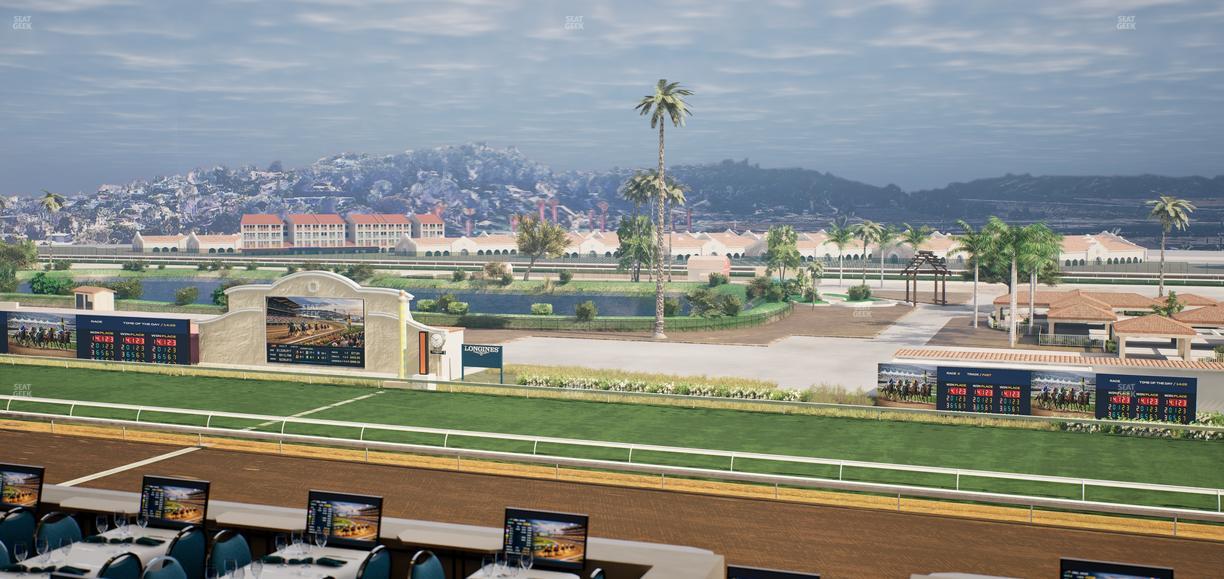 Del Mar Thoroughbred Club - Section Turf Club Lvl 4 Tbl B 35 Seat View