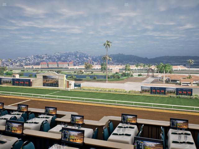 Del Mar Thoroughbred Club - Section Turf Club Lvl 4 Tbl B 36 Seat View