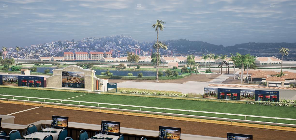 Del Mar Thoroughbred Club - Section Turf Club Lvl 4 Tbl B 40 Seat View