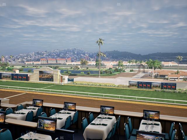 Del Mar Thoroughbred Club - Section Turf Club Lvl 4 Tbl B 40 Seat View