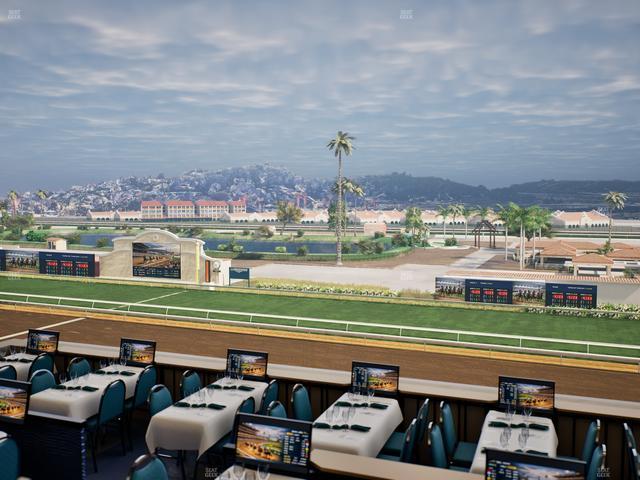Del Mar Thoroughbred Club - Section Turf Club Lvl 4 Tbl B 41 Seat View