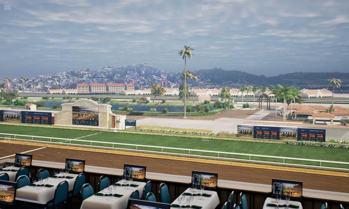 Del Mar Thoroughbred Club - Section Turf Club Lvl 4 Tbl B 41 Seat View
