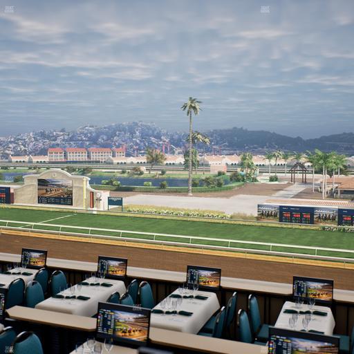Del Mar Thoroughbred Club - Section Turf Club Lvl 4 Tbl B 42 Seat View