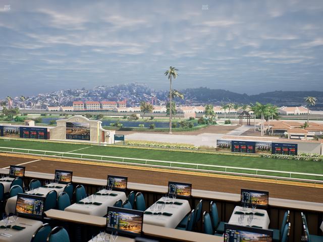 Del Mar Thoroughbred Club - Section Turf Club Lvl 4 Tbl B 42 Seat View