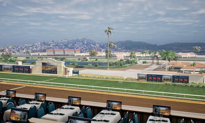 Del Mar Thoroughbred Club - Section Turf Club Lvl 4 Tbl B 42 Seat View