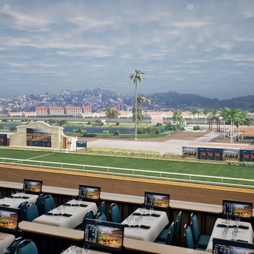 Del Mar Thoroughbred Club - Section Turf Club Lvl 4 Tbl B 43 Seat View