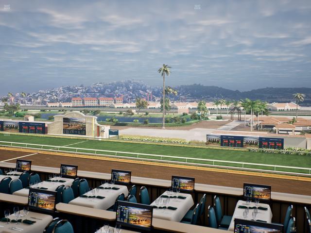 Del Mar Thoroughbred Club - Section Turf Club Lvl 4 Tbl B 43 Seat View