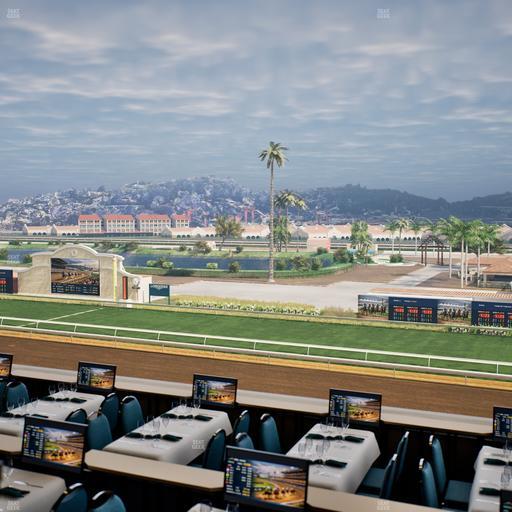 Del Mar Thoroughbred Club - Section Turf Club Lvl 4 Tbl B 44 Seat View