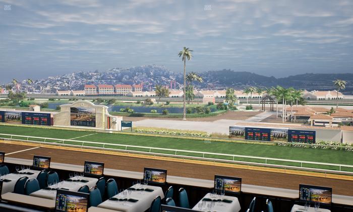 Del Mar Thoroughbred Club - Section Turf Club Lvl 4 Tbl B 44 Seat View