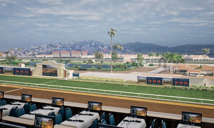 Del Mar Thoroughbred Club - Section Turf Club Lvl 4 Tbl B 45 Seat View