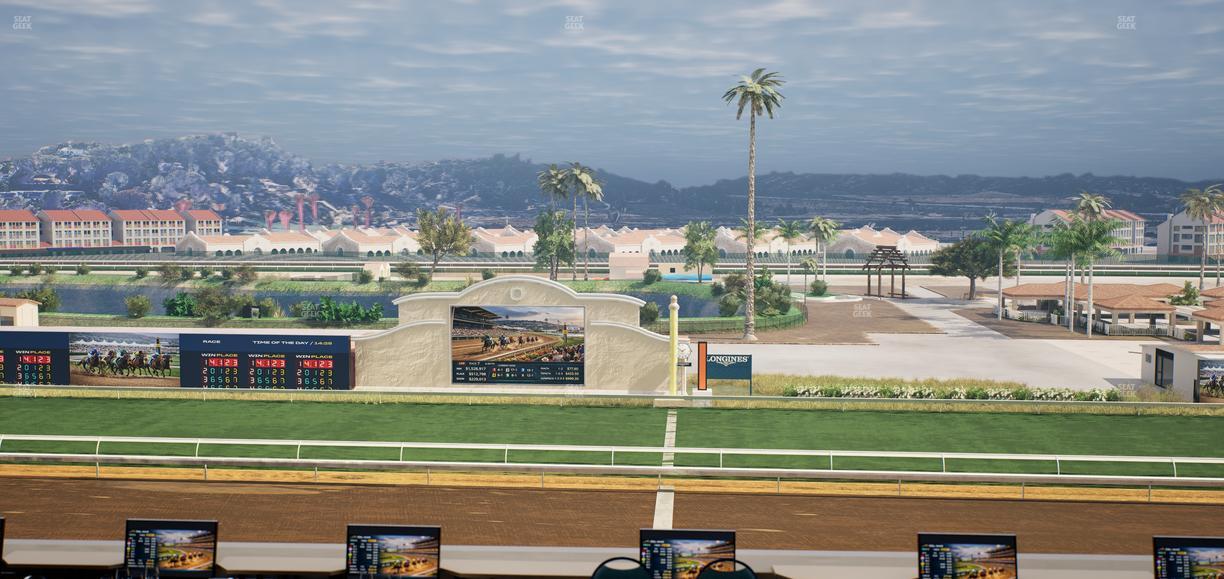 Del Mar Thoroughbred Club - Section Turf Club Lvl 4 Tbl B 5 Seat View
