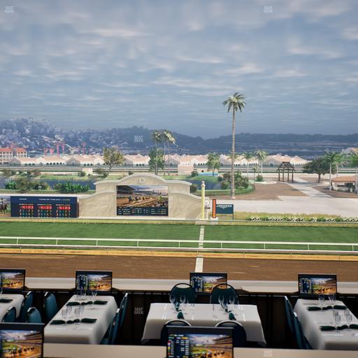 Del Mar Thoroughbred Club - Section Turf Club Lvl 4 Tbl B 5 Seat View