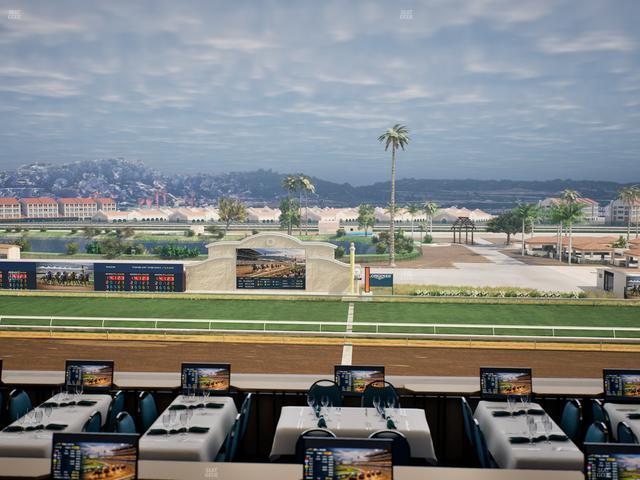 Del Mar Thoroughbred Club - Section Turf Club Lvl 4 Tbl B 5 Seat View