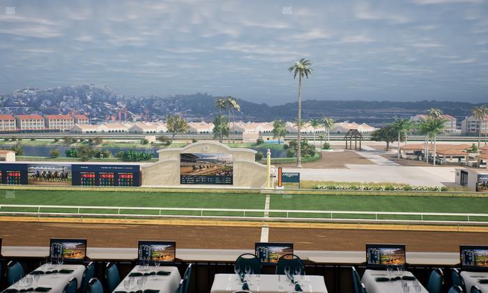 Del Mar Thoroughbred Club - Section Turf Club Lvl 4 Tbl B 5 Seat View