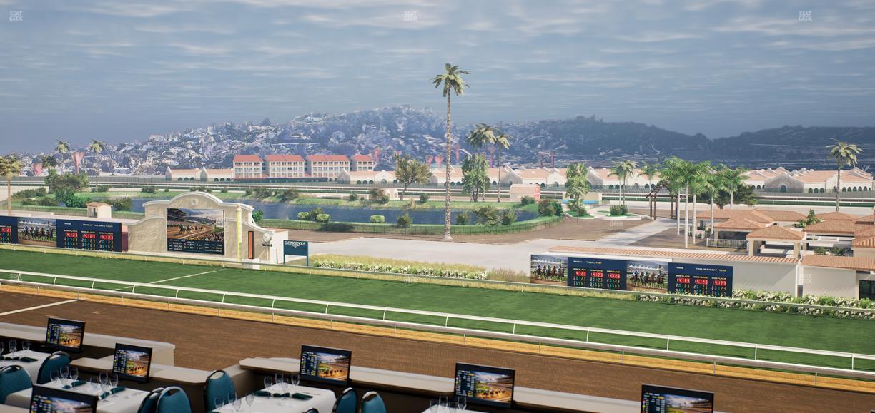Del Mar Thoroughbred Club - Section Turf Club Lvl 4 Tbl B 50 Seat View