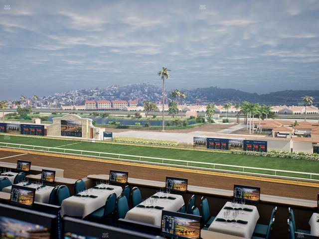 Del Mar Thoroughbred Club - Section Turf Club Lvl 4 Tbl B 50 Seat View