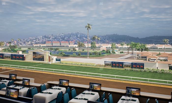 Del Mar Thoroughbred Club - Section Turf Club Lvl 4 Tbl B 50 Seat View