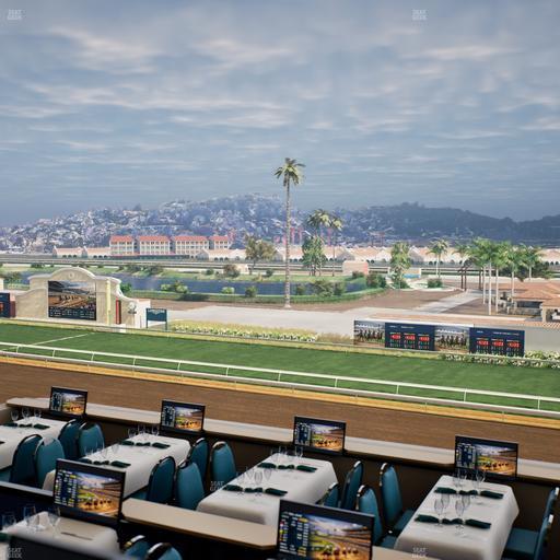 Del Mar Thoroughbred Club - Section Turf Club Lvl 4 Tbl B 51 Seat View