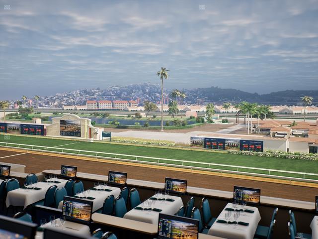 Del Mar Thoroughbred Club - Section Turf Club Lvl 4 Tbl B 51 Seat View