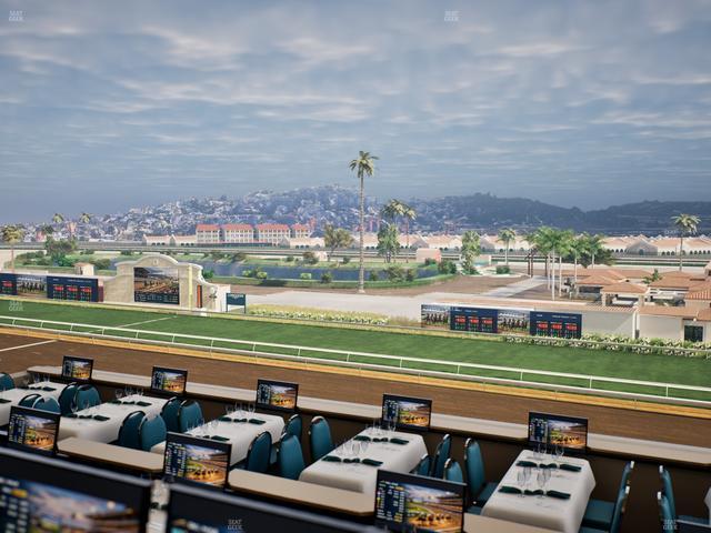 Del Mar Thoroughbred Club - Section Turf Club Lvl 4 Tbl B 52 Seat View