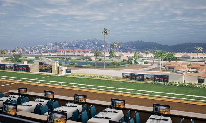 Del Mar Thoroughbred Club - Section Turf Club Lvl 4 Tbl B 52 Seat View