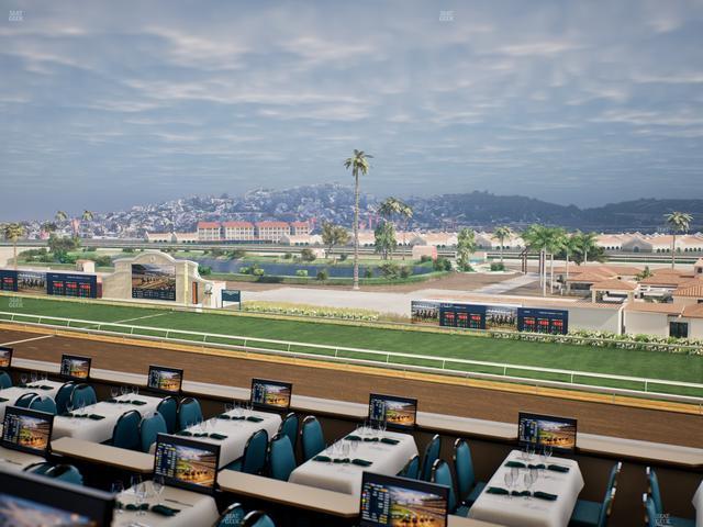 Del Mar Thoroughbred Club - Section Turf Club Lvl 4 Tbl B 53 Seat View