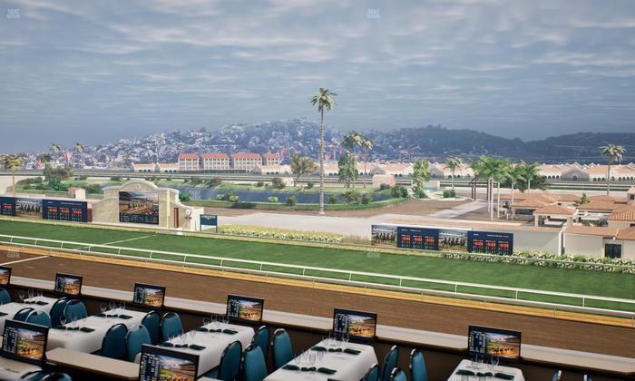 Del Mar Thoroughbred Club - Section Turf Club Lvl 4 Tbl B 53 Seat View