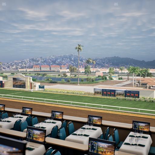 Del Mar Thoroughbred Club - Section Turf Club Lvl 4 Tbl B 54 Seat View