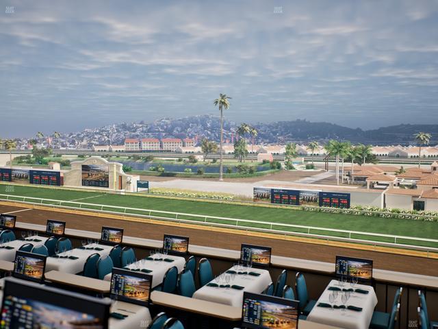 Del Mar Thoroughbred Club - Section Turf Club Lvl 4 Tbl B 54 Seat View