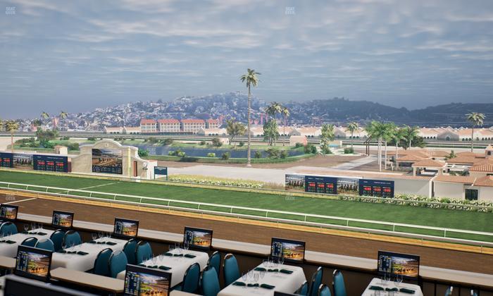 Del Mar Thoroughbred Club - Section Turf Club Lvl 4 Tbl B 54 Seat View
