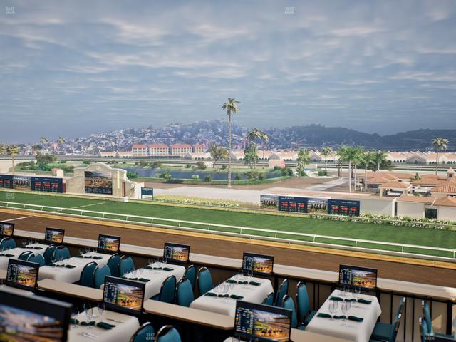 Del Mar Thoroughbred Club - Section Turf Club Lvl 4 Tbl B 55 Seat View