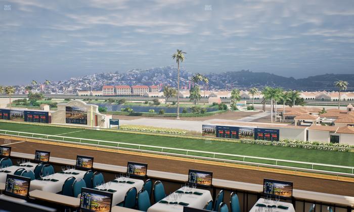 Del Mar Thoroughbred Club - Section Turf Club Lvl 4 Tbl B 55 Seat View