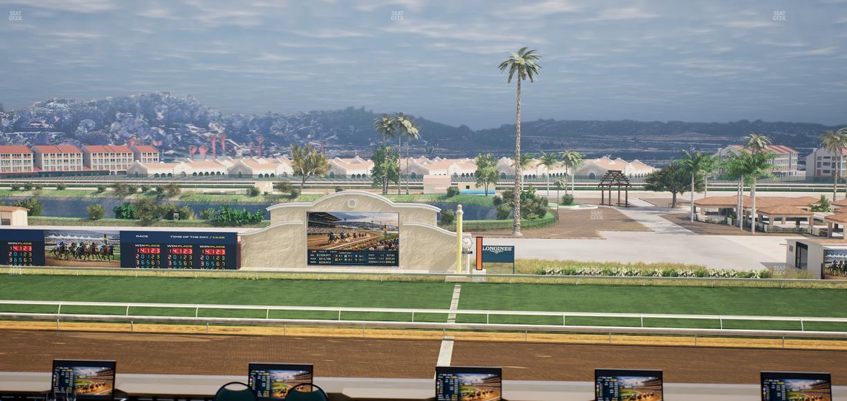 Del Mar Thoroughbred Club - Section Turf Club Lvl 4 Tbl B 6 Seat View