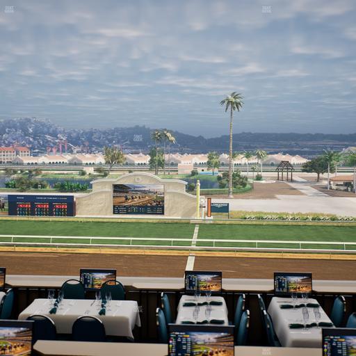 Del Mar Thoroughbred Club - Section Turf Club Lvl 4 Tbl B 6 Seat View