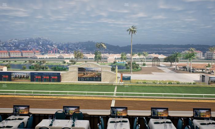 Del Mar Thoroughbred Club - Section Turf Club Lvl 4 Tbl B 6 Seat View