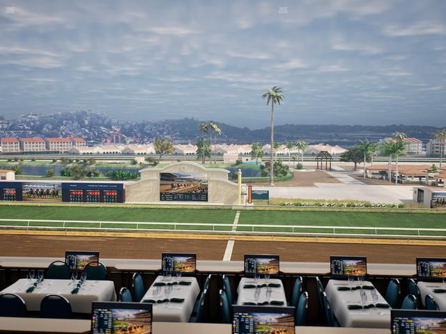 Del Mar Thoroughbred Club - Section Turf Club Lvl 4 Tbl B 7 Seat View