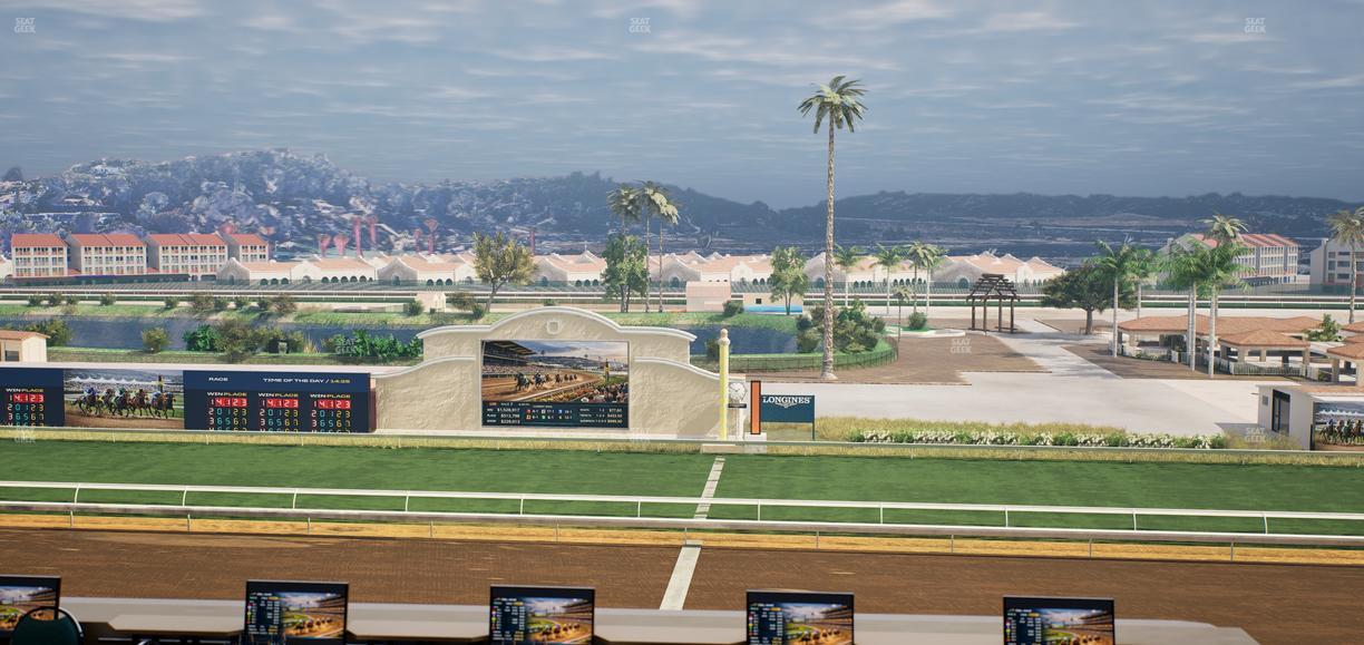 Del Mar Thoroughbred Club - Section Turf Club Lvl 4 Tbl B 8 Seat View