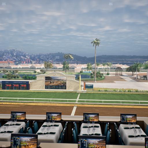 Del Mar Thoroughbred Club - Section Turf Club Lvl 4 Tbl B 8 Seat View
