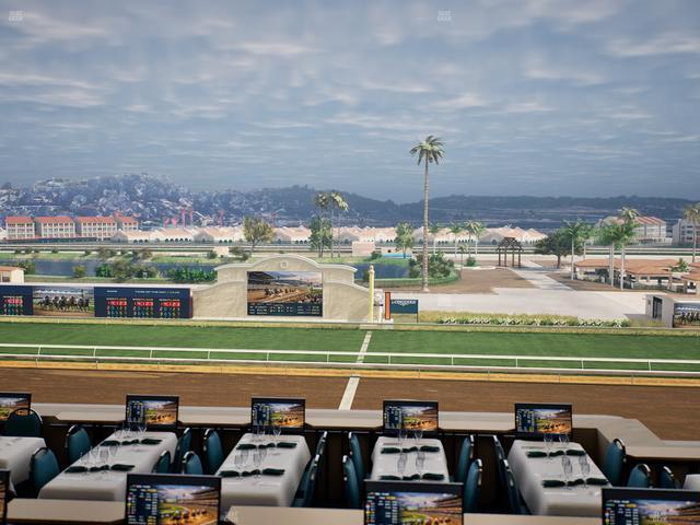 Del Mar Thoroughbred Club - Section Turf Club Lvl 4 Tbl B 8 Seat View