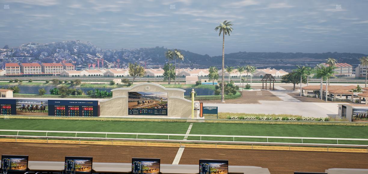 Del Mar Thoroughbred Club - Section Turf Club Lvl 4 Tbl B 9 Seat View