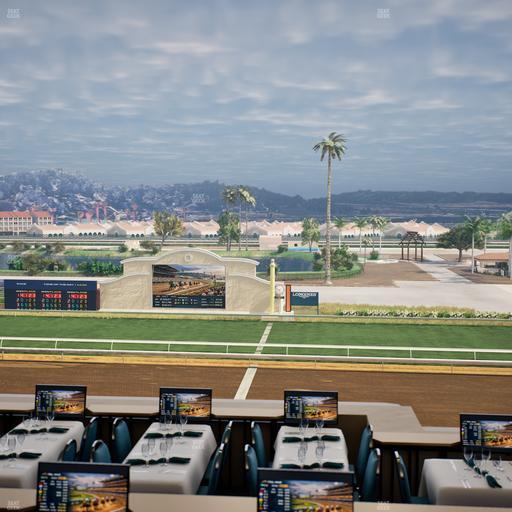 Del Mar Thoroughbred Club - Section Turf Club Lvl 4 Tbl B 9 Seat View