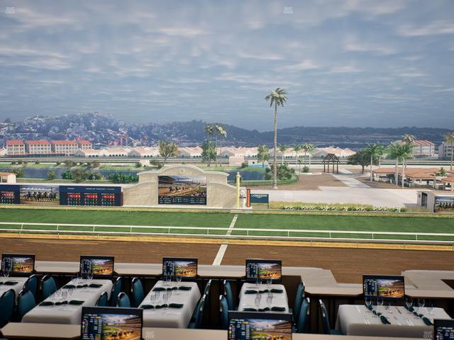 Del Mar Thoroughbred Club - Section Turf Club Lvl 4 Tbl B 9 Seat View