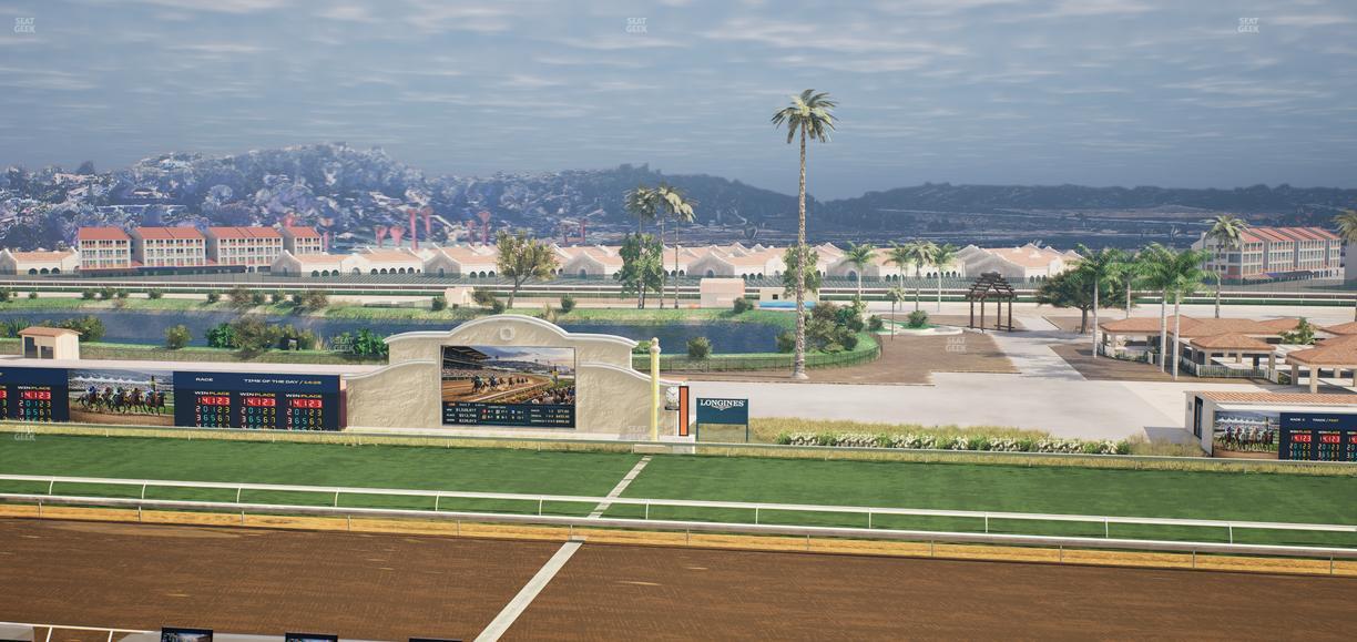 Del Mar Thoroughbred Club - Section Turf Club Lvl 4 Tbl D 12 Seat View